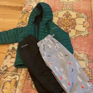 Columbia 2T snow jacket and x2 snow pants